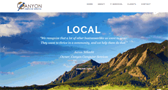 Desktop Screenshot of canyoncs.com
