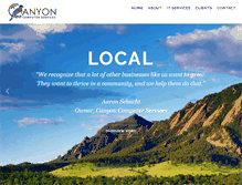 Tablet Screenshot of canyoncs.com